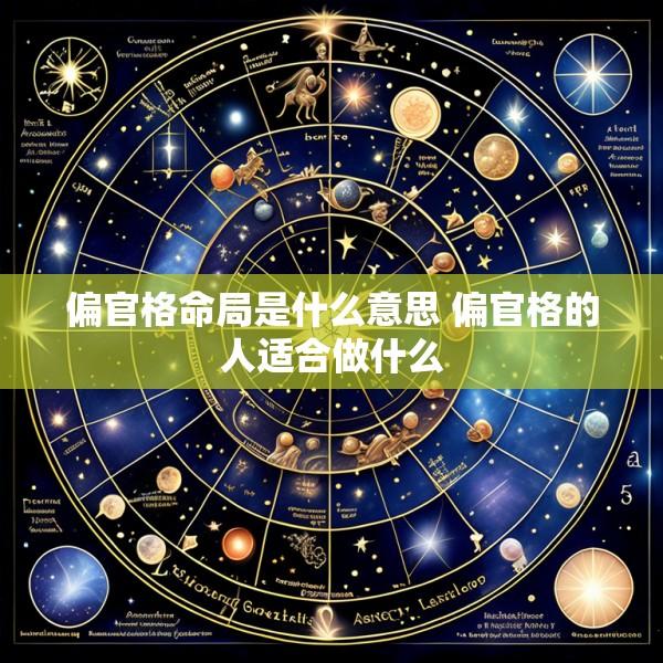 偏官格命局是什么意思 偏官格的人适合做什么