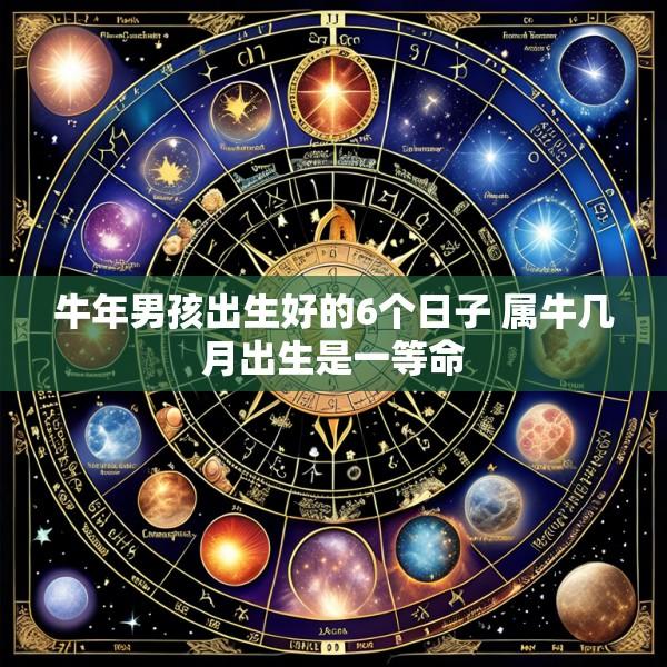 牛年男孩出生好的6个日子 属牛几月出生是一等命