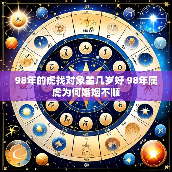 98年的虎找对象差几岁好 98年属虎为何婚姻不顺