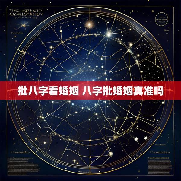 批八字看婚姻 八字批婚姻真准吗