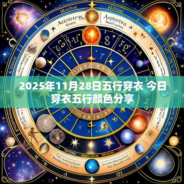 2025年11月28日五行穿衣 今日穿衣五行颜色分享