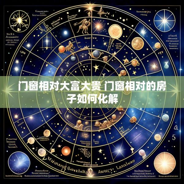 门窗相对大富大贵 门窗相对的房子如何化解