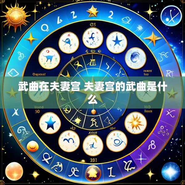 武曲在夫妻宫 夫妻宫的武曲是什么