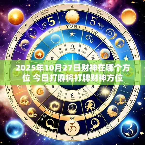 2025年10月27日财神在哪个方位 今日打麻将打牌财神方位