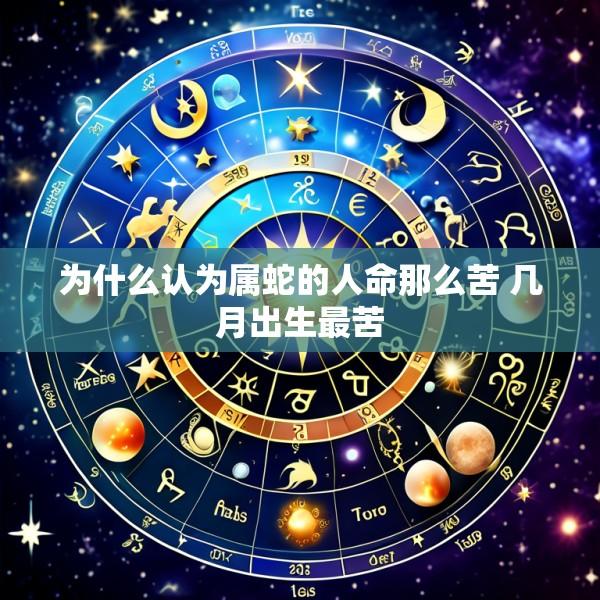 为什么认为属蛇的人命那么苦 几月出生最苦