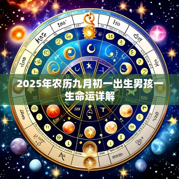 2025年农历九月初一出生男孩一生命运详解