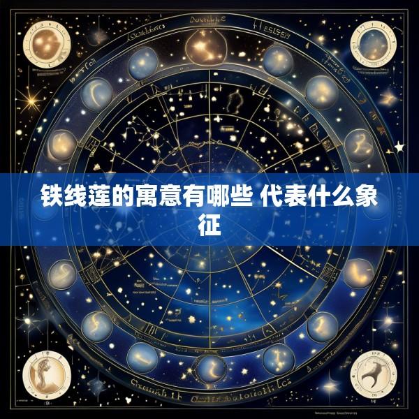 铁线莲的寓意有哪些 代表什么象征
