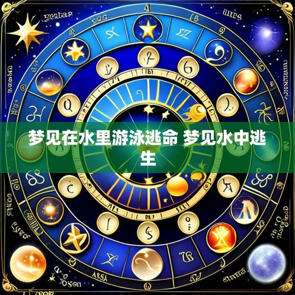 梦见在水里游泳逃命 梦见水中逃生