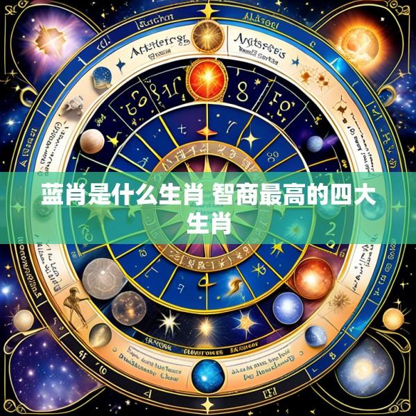 蓝肖是什么生肖 智商最高的四大生肖
