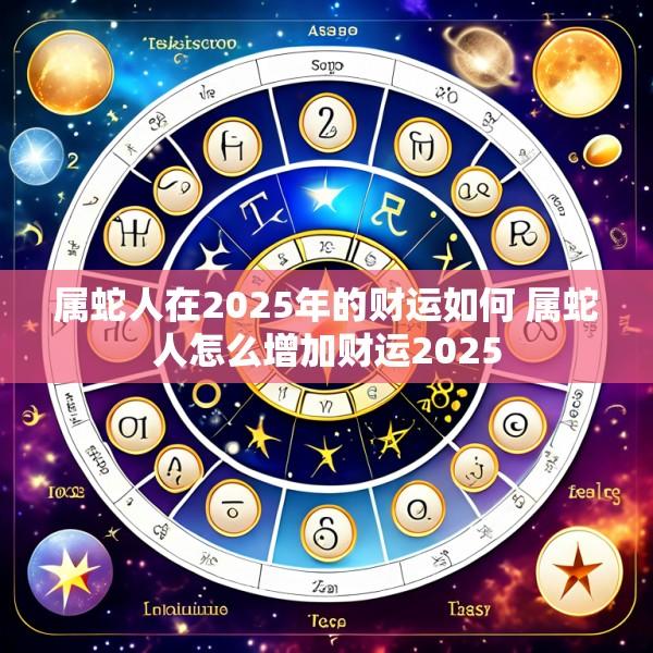 属蛇人在2025年的财运如何 属蛇人怎么增加财运2025