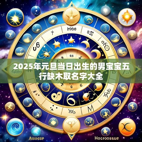 2025年元旦当日出生的男宝宝五行缺木取名字大全