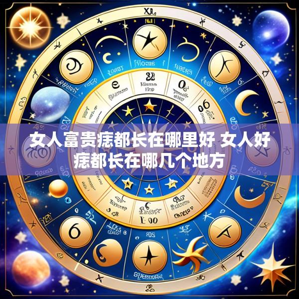 女人富贵痣都长在哪里好 女人好痣都长在哪几个地方