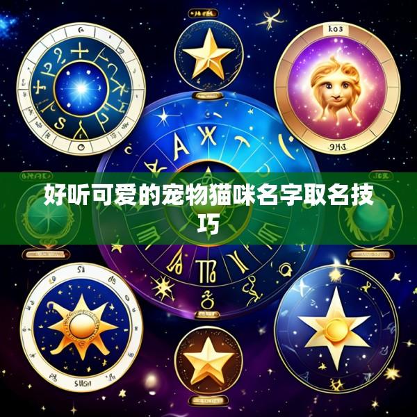 好听可爱的宠物猫咪名字取名技巧