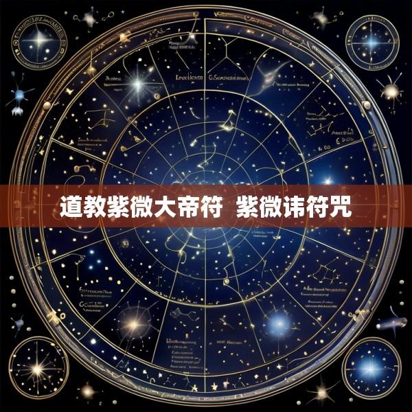 道教紫微大帝符  紫微讳符咒