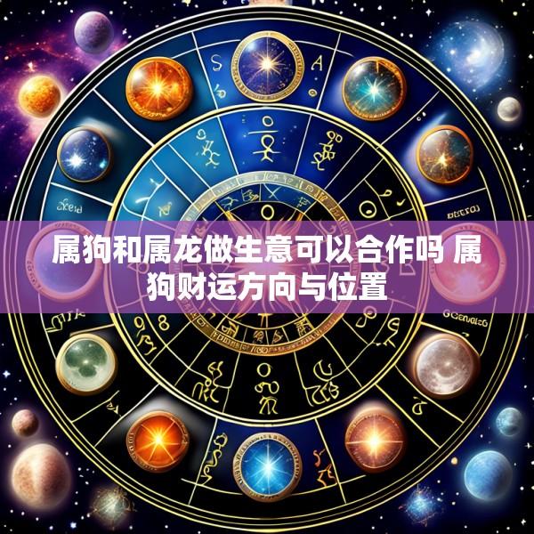 属狗和属龙做生意可以合作吗 属狗财运方向与位置