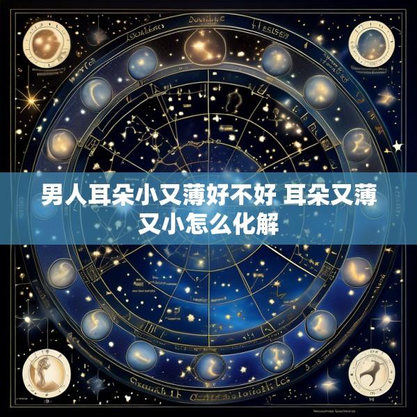 男人耳朵小又薄好不好 耳朵又薄又小怎么化解