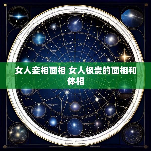 女人妾相面相 女人极贵的面相和体相