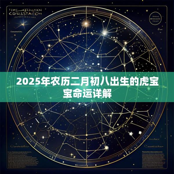 2025年农历二月初八出生的虎宝宝命运详解