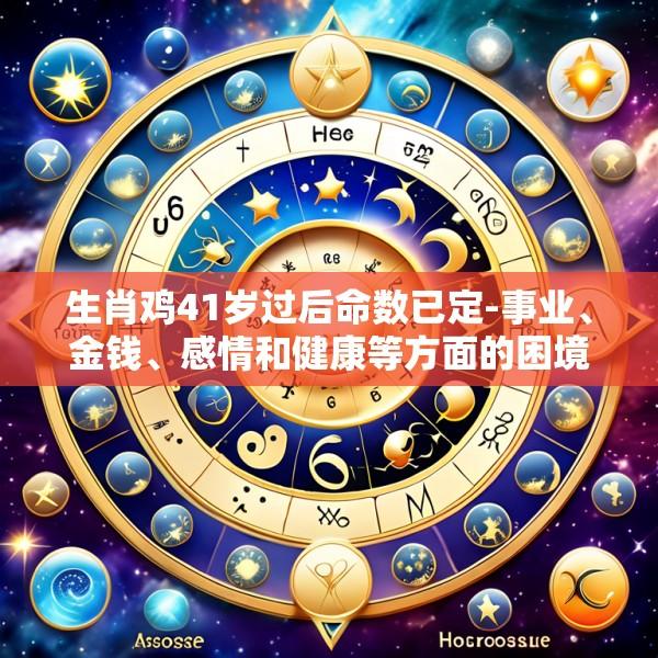 生肖鸡41岁过后命数已定-事业、金钱、感情和健康等方面的困境