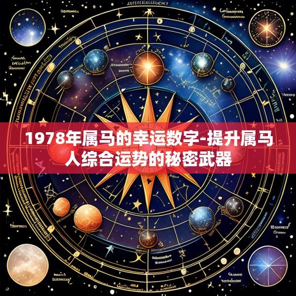 1978年属马的幸运数字-提升属马人综合运势的秘密武器