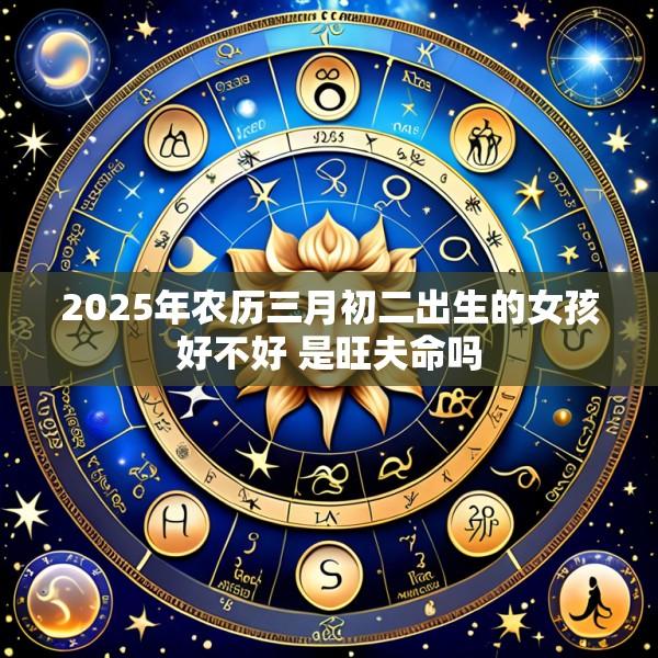 2025年农历三月初二出生的女孩好不好 是旺夫命吗