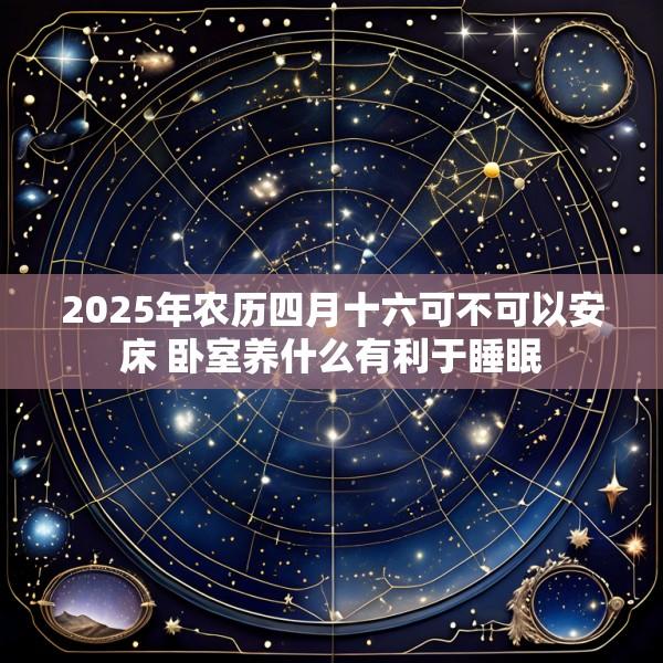 2025年农历四月十六可不可以安床 卧室养什么有利于睡眠