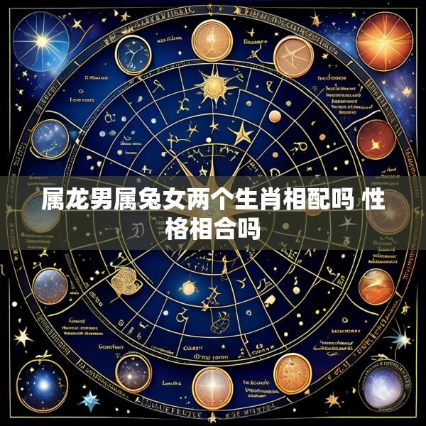 属龙男属兔女两个生肖相配吗 性格相合吗