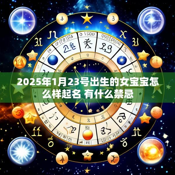 2025年1月23号出生的女宝宝怎么样起名 有什么禁忌