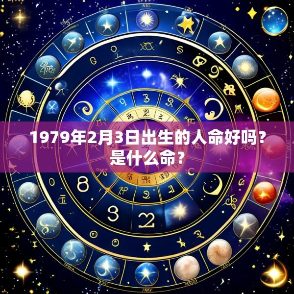 1979年2月3日出生的人命好吗？是什么命？