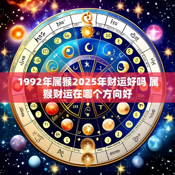 1992年属猴2025年财运好吗 属猴财运在哪个方向好