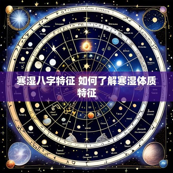 寒湿八字特征 如何了解寒湿体质特征
