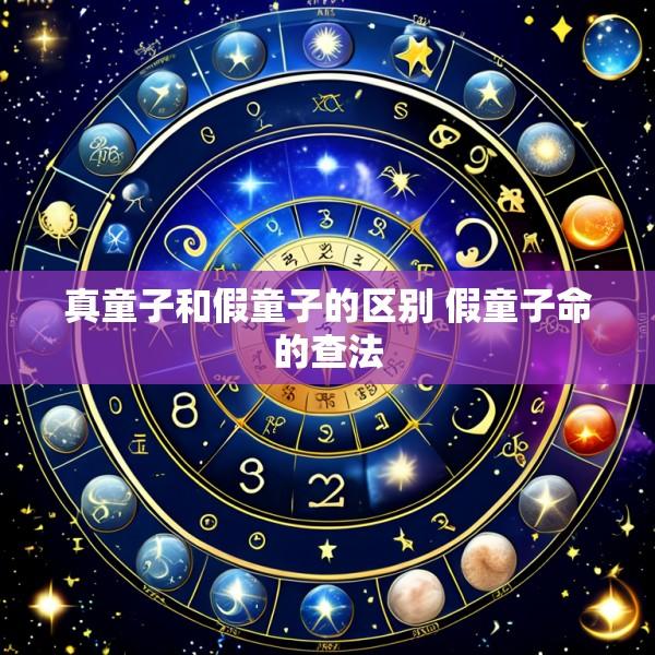 真童子和假童子的区别 假童子命的查法