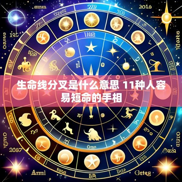 生命线分叉是什么意思 11种人容易短命的手相