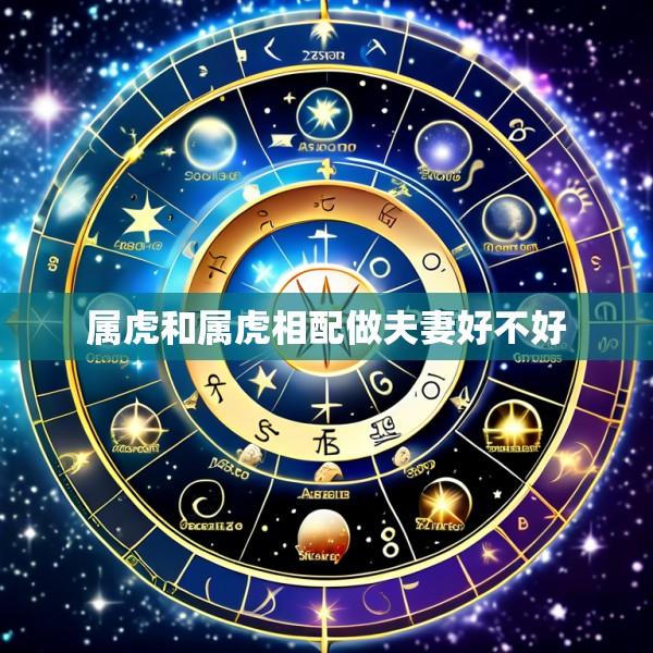 属虎和属虎相配做夫妻好不好