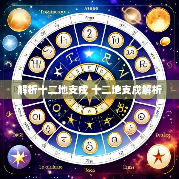解析十二地支戍 十二地支戍解析