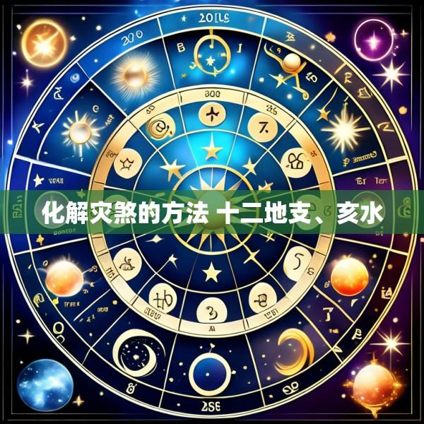 化解灾煞的方法 十二地支、亥水