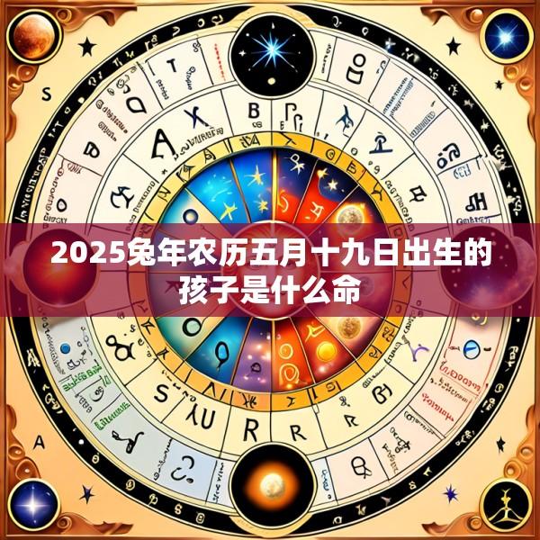 2025兔年农历五月十九日出生的孩子是什么命