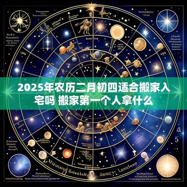 2025年农历二月初四适合搬家入宅吗 搬家第一个人拿什么