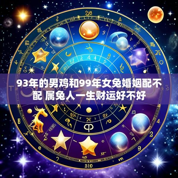 93年的男鸡和99年女兔婚姻配不配 属兔人一生财运好不好