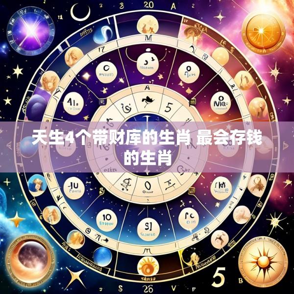 天生4个带财库的生肖 最会存钱的生肖