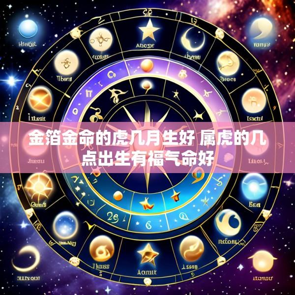 金箔金命的虎几月生好 属虎的几点出生有福气命好