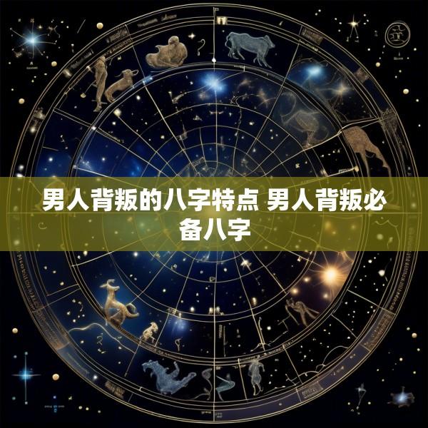 男人背叛的八字特点 男人背叛必备八字
