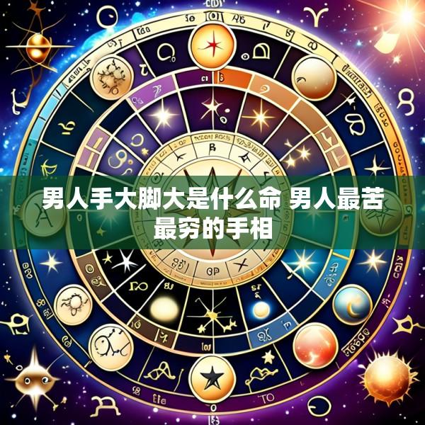 男人手大脚大是什么命 男人最苦最穷的手相