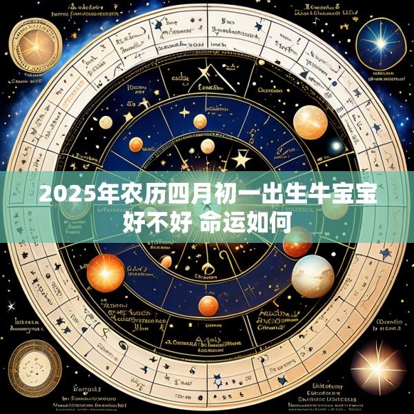 2025年农历四月初一出生牛宝宝好不好 命运如何