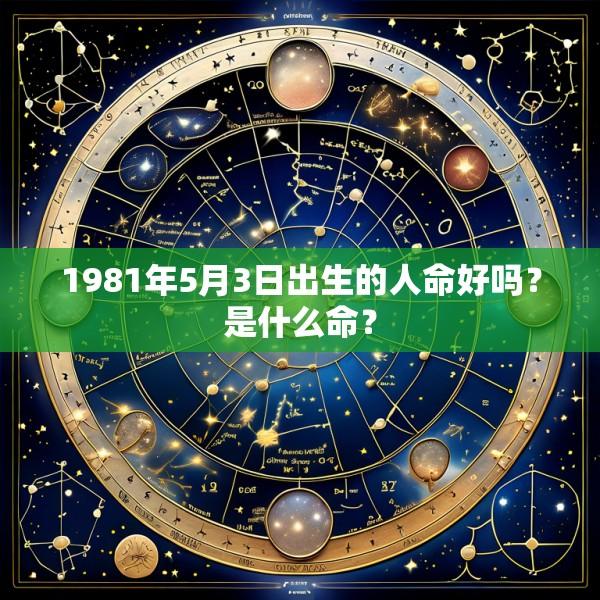 1981年5月3日出生的人命好吗？是什么命？