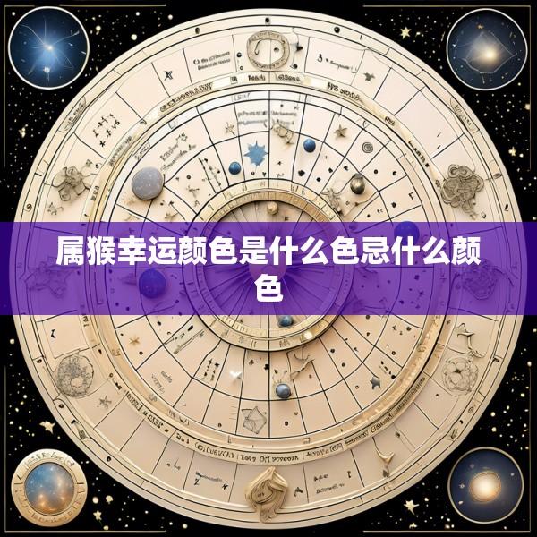 属猴幸运颜色是什么色忌什么颜色