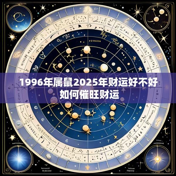 1996年属鼠2025年财运好不好 如何催旺财运