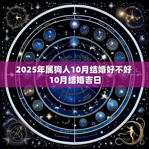 2025年属狗人10月结婚好不好 10月结婚吉日