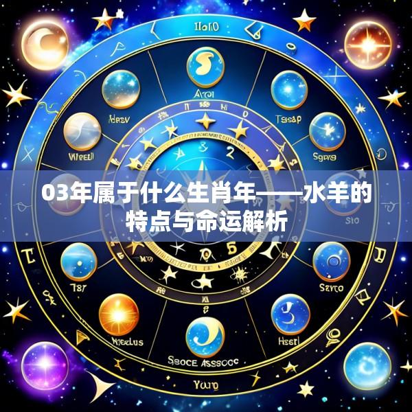 03年属于什么生肖年——水羊的特点与命运解析