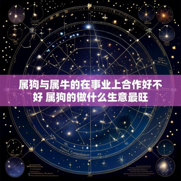 属狗与属牛的在事业上合作好不好 属狗的做什么生意最旺